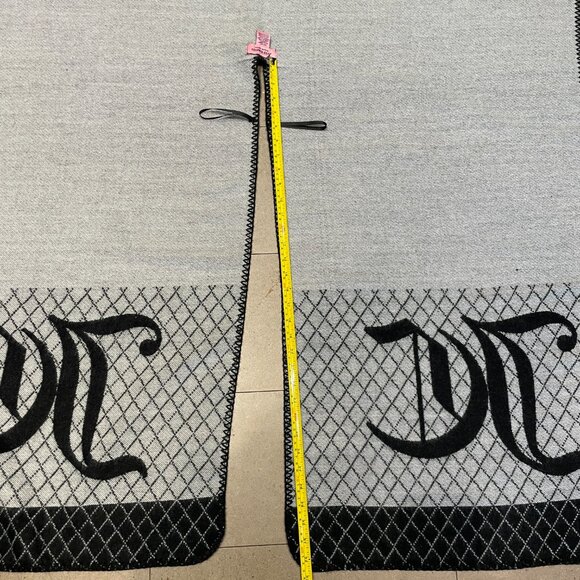 Juicy Couture Black/Gray Shawl/Wrap/Cape - ONE SIZE - Picture 9 of 12